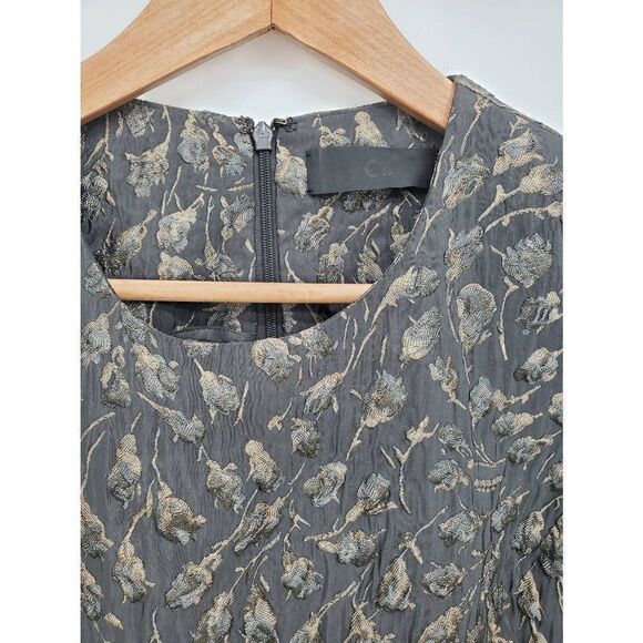 Co Printed Textured Knee Length‎ Dress Size Medium - Picture 2 of 5